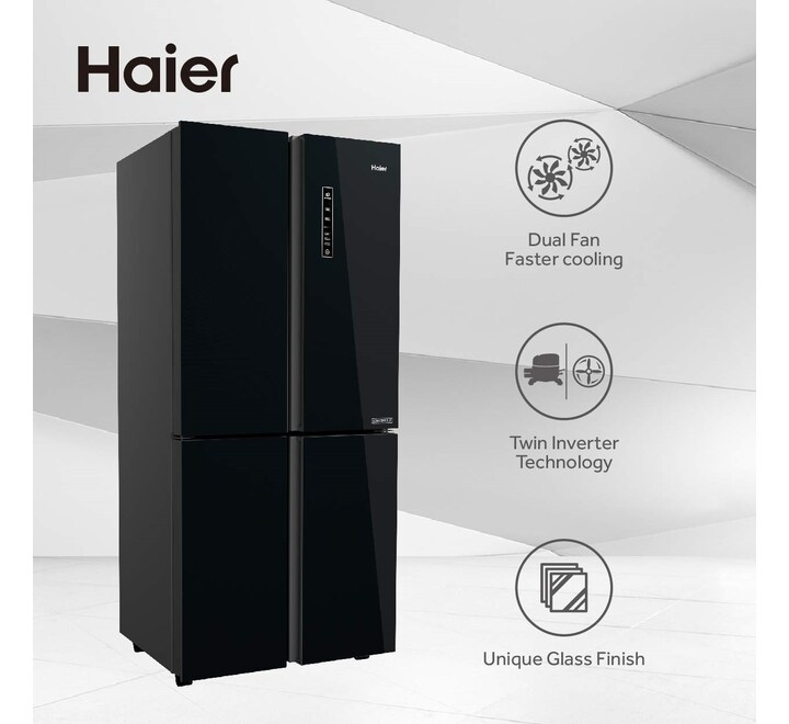 Haier 531 L Inverter Frost-Free Side-by-Side Refrigerator (HRB-550KG (IN))